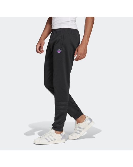 Adidas Black Originals Sprt Track Pants for men