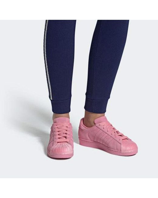 Adidas Pink (Wmns) Superstar 'Tonal'