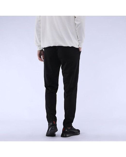 PUMA Black Knitted Track Pants for men