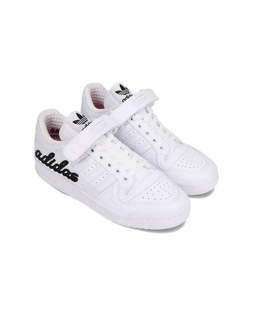 Adidas White X Atmos Forum Low for men