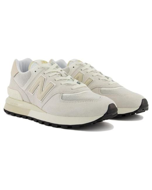 New Balance White 574 Legacy 'Ivory' for men