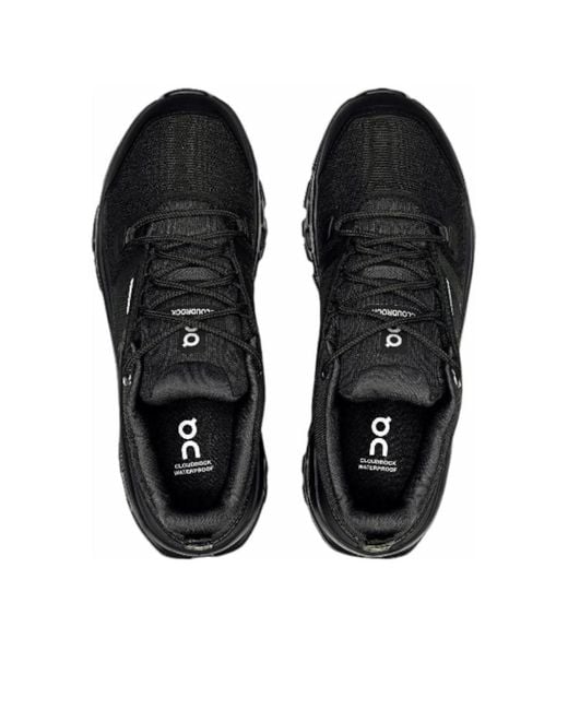 On Shoes Black (Wmns) Cloudrock Low Wp 'All'
