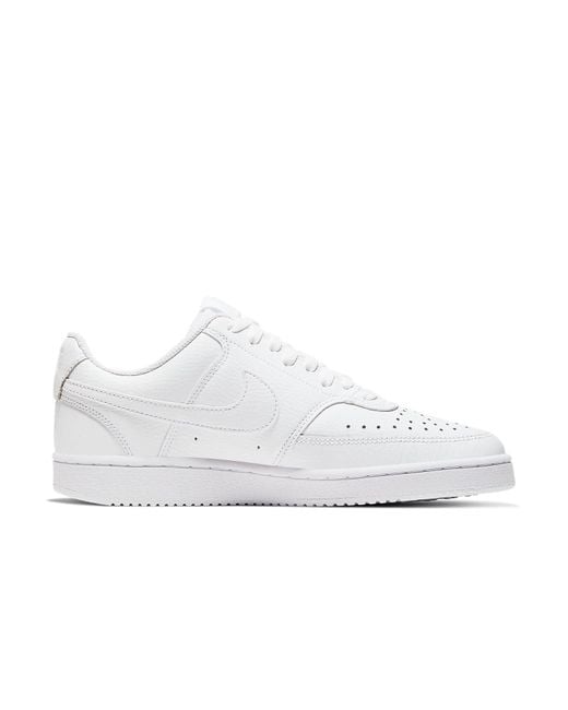 Nike White Court Vision Low Shoes