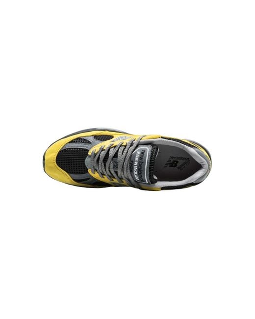 New Balance Yellow 991V2 Made for men