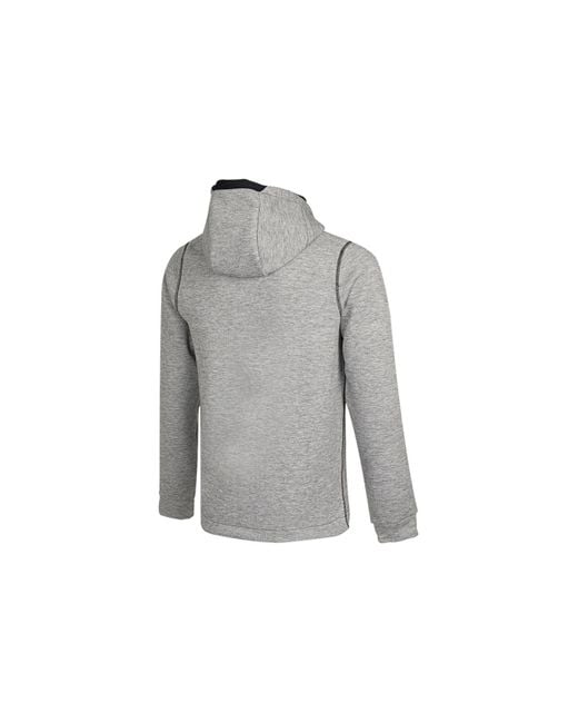 Nike Gray Knit Sports Hooded Logo Jacket for men