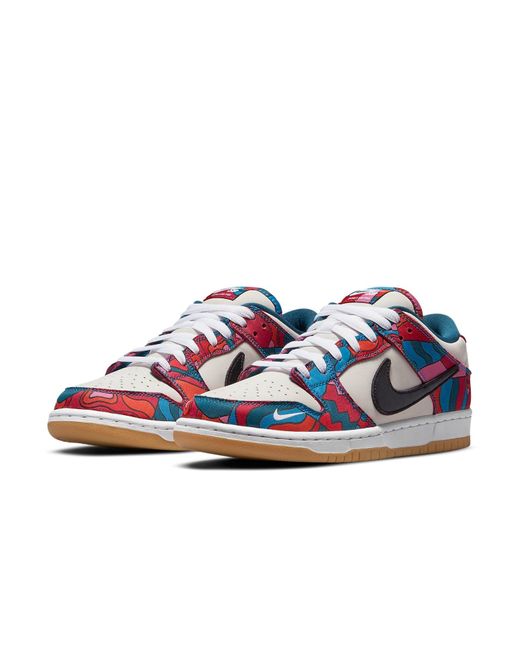 Nike Blue X Parra Sb Dunk Low Pro 'Abstract Art' for men