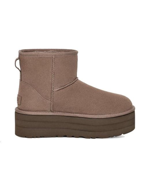Ugg Brown (Wmns) Classic Mini Platform Boot 'Smoke Plum'