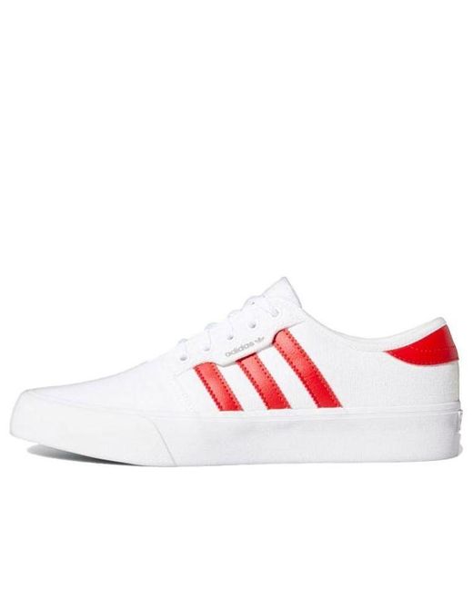 Adidas White Seeley Xt Shoes Scarlet' for men