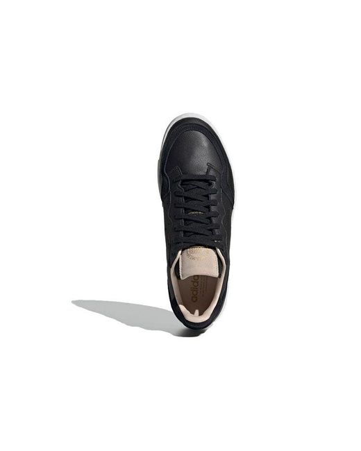 Adidas Black Supercourt 'Core Crystal' for men