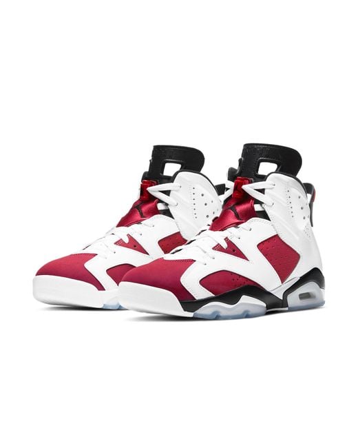Nike White 6 Retro Og 'Carmine' 2021 for men
