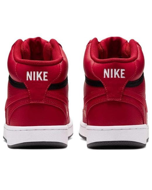Nike Red (Wmns) Court Vision Mid