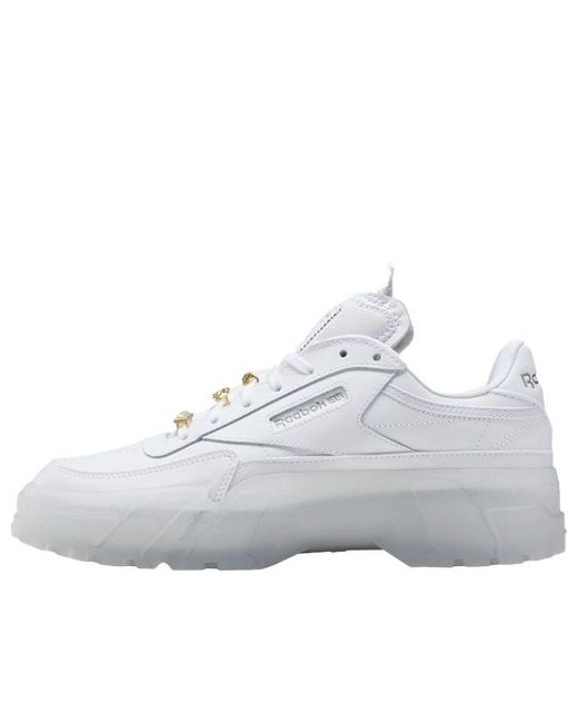 Reebok White (Wmns) Cardi B X Club C 'Triple'