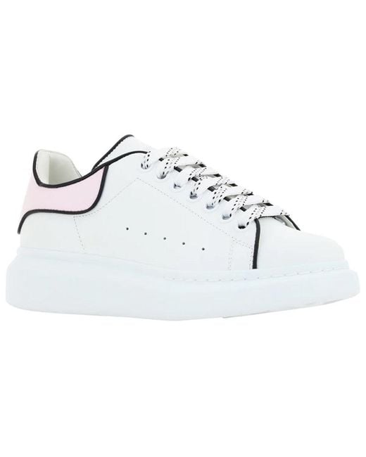 McQueen White (Wmns) Oversized Leather Sneakers