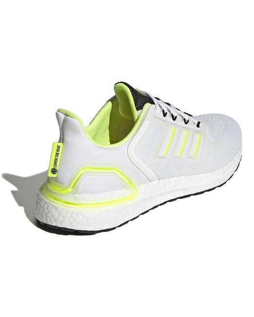 Adidas White Ultra Boost 20 Lab for men