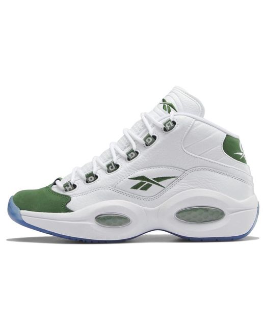 Reebok White Question Mid for men