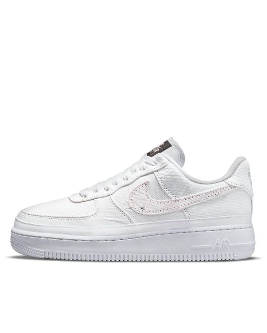 Nike White (Wmns) Air Force 1 '07 Premium 'Reveal
