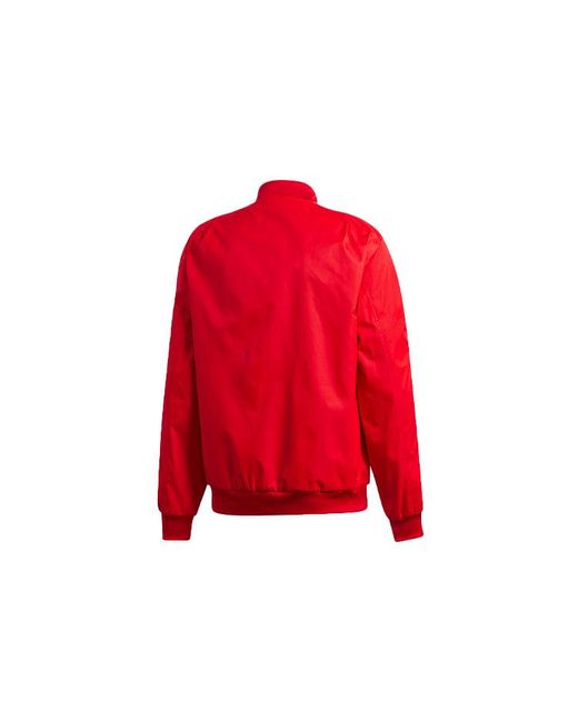 Adidas Red 19-20 Season Bayern Munich Soccer/Football Logo Sports Loose Training Long Sleeves Jacket for men