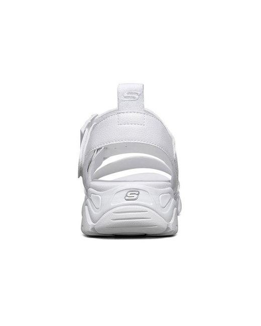 Skechers White (Wmns) D Lites 2.0 Sandal