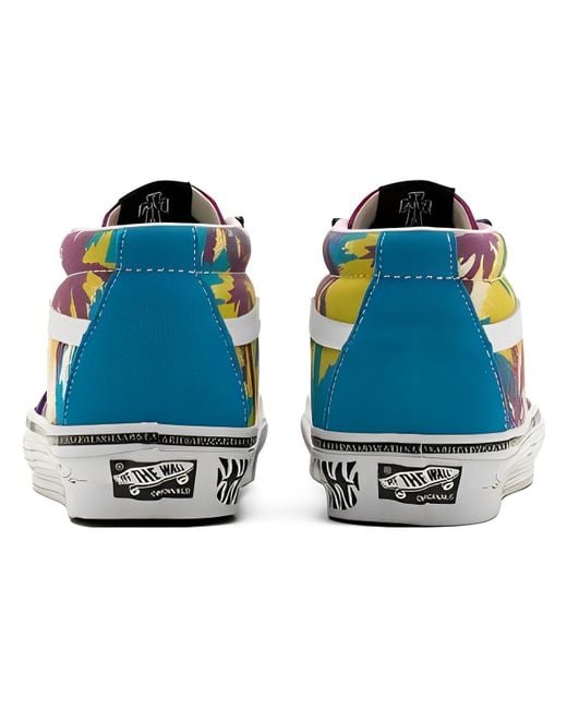 Vans Blue Aries X Og Sk8-Mid Lx 'Weed Bright' for men