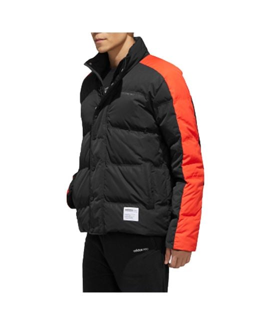 Adidas Blue Neo M Ut Puffer Back Large Logo Casual Down Jacket for men