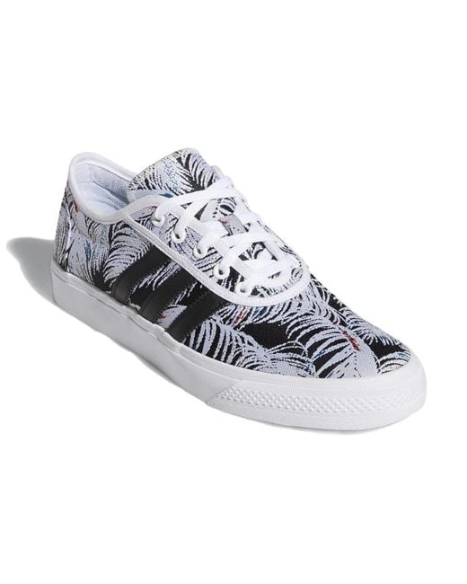 Adidas White Adi Ease 'Palm Leaves' for men