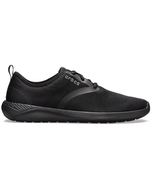CROCSTM Black Literide Shoes Fabric for men