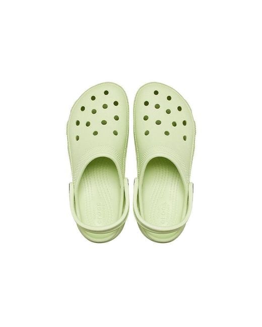 CROCSTM Green Classic Platform Clog W