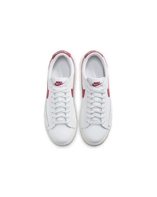 Nike White Blazer Low 'University' for men