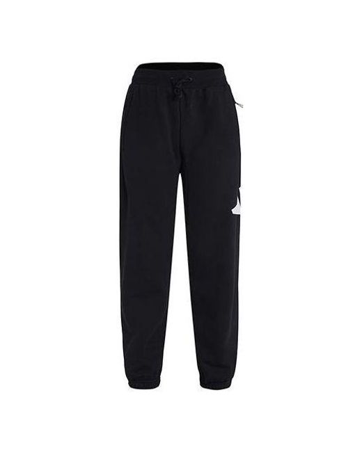 Adidas Blue Fi Pant 3B Logo Print Ankle Banded Knit Pants for men