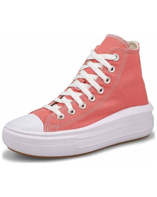Converse Pink Chuck Taylor All Star Move Platform High Top Seasonal Color 'Ritual Rose' for men