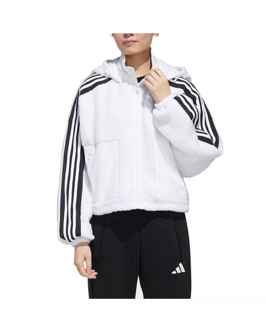 Adidas White (Wmns) Urban Boa Short Knitted Jacket