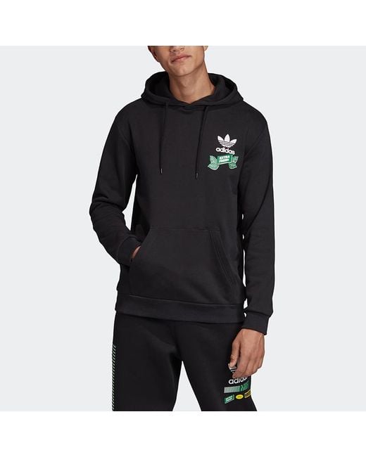 Adidas Blue Originals Snowflake Hooded Pullover for men