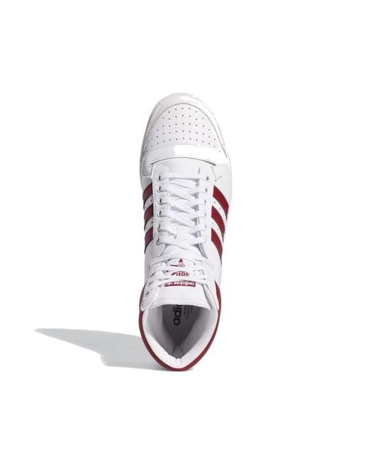 Adidas White Top Ten Hi for men