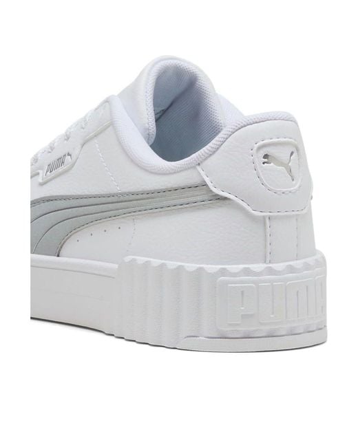 PUMA White (Wmns) Carina 3.0 Aqua Metallics