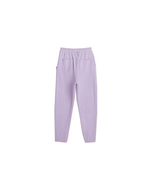 Adidas Purple Originals X Ivy Park Crossover Casual Solid Color Bundle Feet Sports Pants/Trousers/Joggers for men