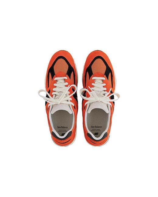 New Balance Red Teddy Santis X 990V2 Made for men