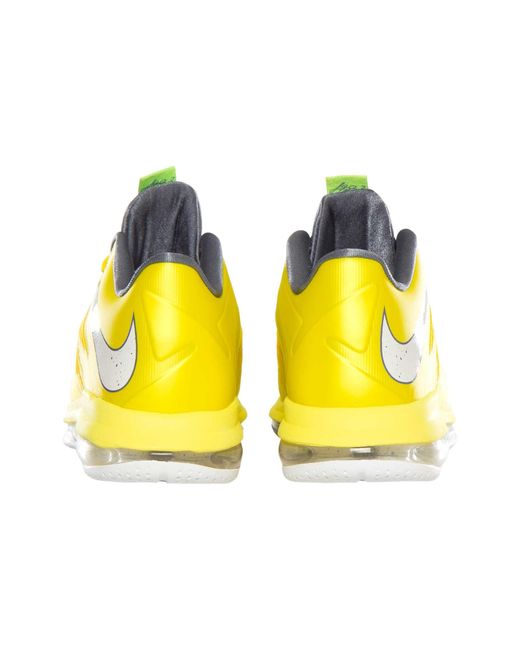 Nike Yellow Air Max Lebron 10 Low 'Sonic' for men