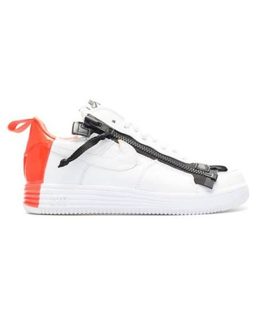 Nike White Acronym X Lunar Force 1 Sp 'Zip' for men