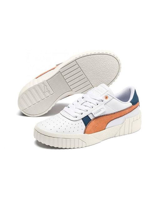 PUMA White (Wmns) Cali Retro Cantaloupe'