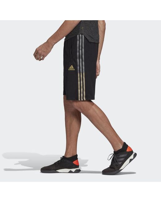 Adidas Black Soccer/Football Training Loose Sports Shorts for men