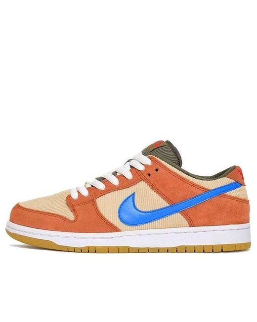 Nike Blue Sb Dunk Low Pro 'Corduroy' for men