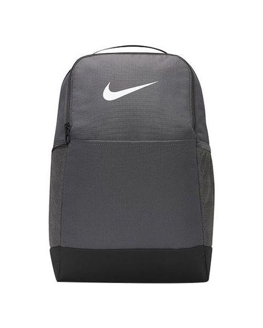 Nike Gray Brasilia 9.5 Training Backpack 'Flint'