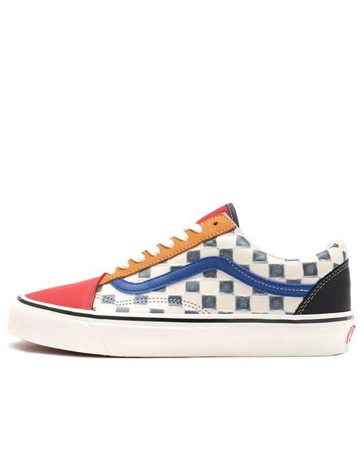 Vans Blue Old Skool 36 Dx Low-Top Sneakers for men