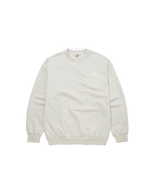 The North Face White Logo Sweater for men