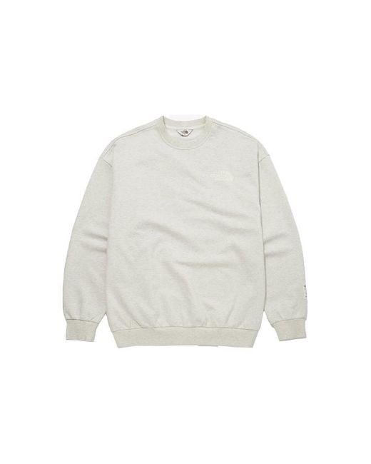 The North Face White Logo Sweater for men