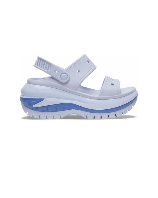 CROCSTM Blue Mega Crush Croslite Sandals