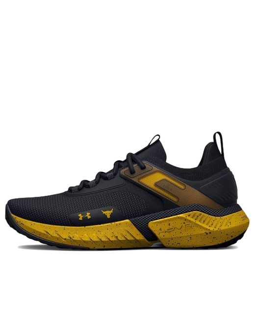 Under Armour Blue Adam X Project Rock 5 'Anti Hero' for men