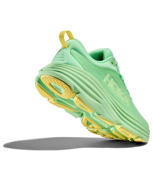 Hoka One One Green Bondi 8 'Lime Glow Lemonade' for men