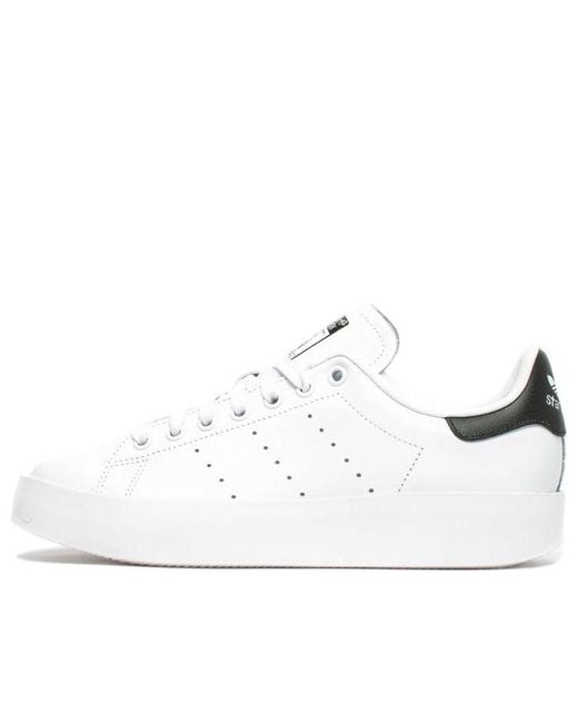 fungere kombination Skulle adidas Originals Stan Smith Bold W in White for Men | Lyst