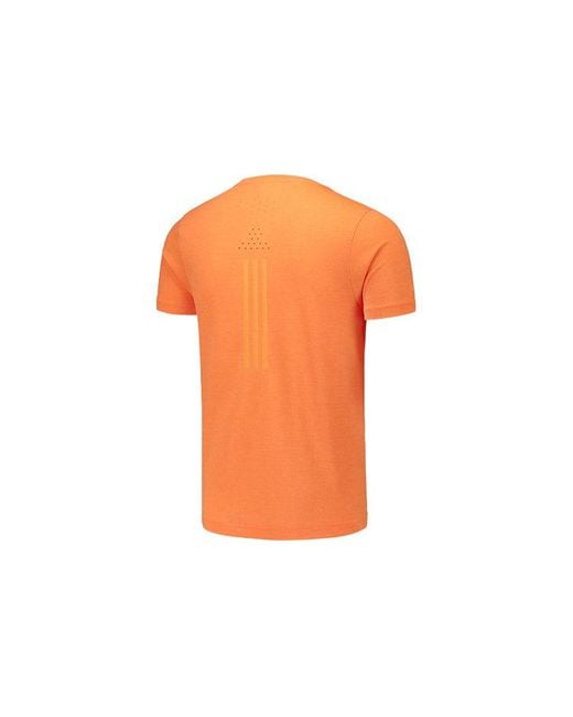 Adidas Orange Chill Tee M Training Sports Short Sleeve for men